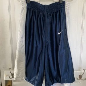 Nike Blue and White Basketball Shorts Men's - XL